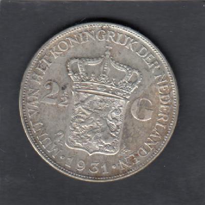 Beschrijving: 2 1/2 Gulden 